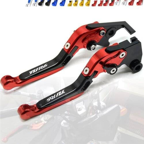 Motorcycle Adjustable Brake Clutch Levers CNC Aluminum For Yamaha YZF R6 1999-2004 2000 2001 2002 2003 2004 99 00 01 02 03 04