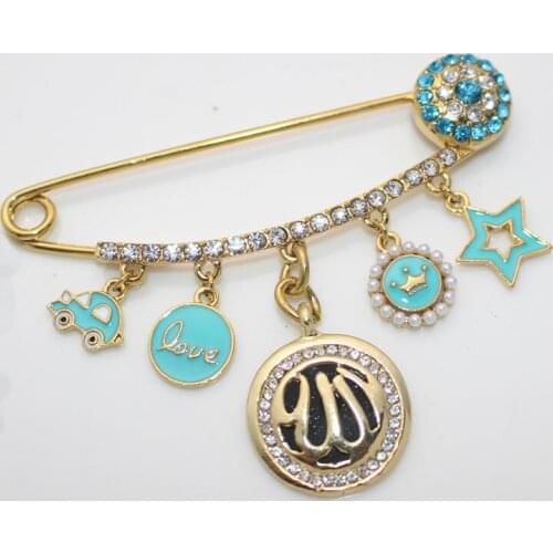 Muslim islam Allah brooch baby pin