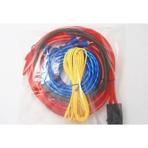 Installation Wires Cables Kit Professional 4m length 60W Car Audio Wire Subwoofer Speaker Wiring Amplifier