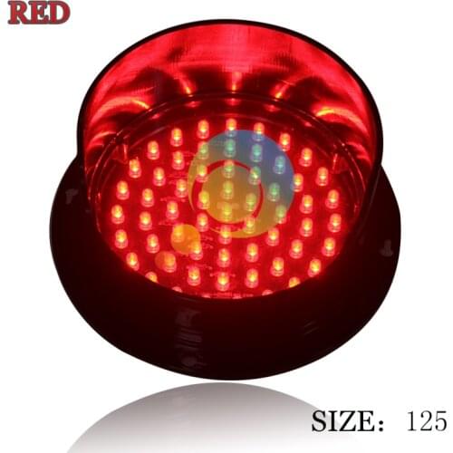 New mould mini traffic light for school teaching customized 125mm traffic lamp cheap LED traffic signal lamp