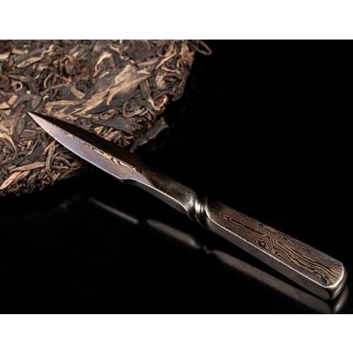Stainless Steel Tea Knife Needle Ceremony Chinese Puer Thickening Insert Tea Knife Prying Handmade Cadeau Household Products DG