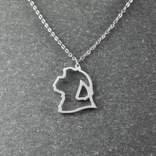 Shih Tzu necklace, Shih Tzu pendant, animal necklace ,alloy dog necklace , pet memorial gift, Shih Tzu charm