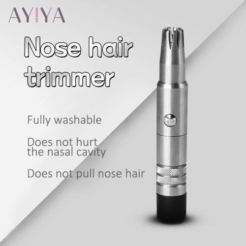 Rechargeable Nose Hair Trimmer Waterproof Electric Removal Clipper Razor Shaver Trimmer Epilators For Men and Women Hair Remove