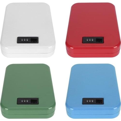 Portable Mechanical Password Storage Box Holder Cold-Roll Steel Sheets Anti-Theft Safe Organizer Hot