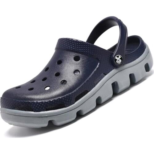 High Quality Sandals Men Crocks Summer Hole Shoes Large Size Rubber Clogs Women Unisex Garden Shoes Crocse Beach Flat Slippers