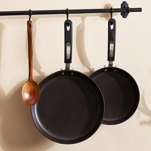 Net red ceramic frying pan, Maifanshi non stick pan, household non stick cooking pan with less oil fume, special for gas stove