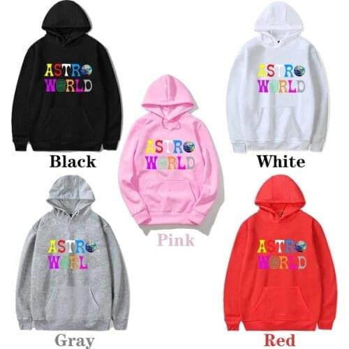 Fashion Letter ASTROWORLD Hoodies Women Winter Long Sleeve Hoodie Causal Hip hop streetwear Man woman Pullover Sweatshirt