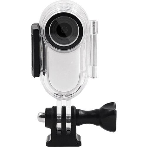 30m Waterproof Case Sports Camera Underwater Housing Case Diving Protective Shell Compatible with Insta 360 Go 2