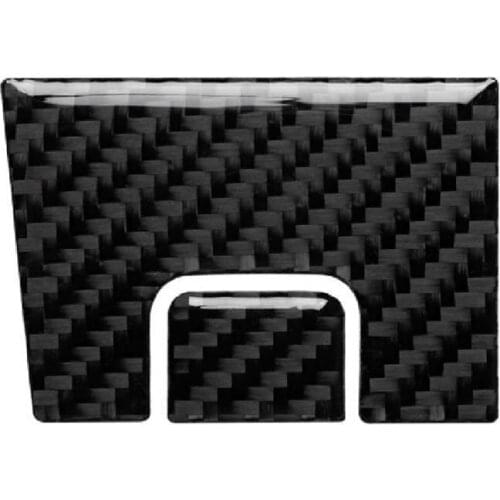 2Pcs Durable Wear-resistant Co-pilot Storage Box Handle Cover Carbon Fiber Car Decorative Sticker for Nissan 350Z Car Accessory