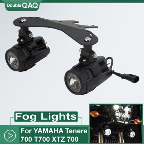 2019 2020 Motorcycle For YAMAHA Tenere 700 T700 XTZ 700 Fog Lights Auxiliary Light Bracket Driving Lamp