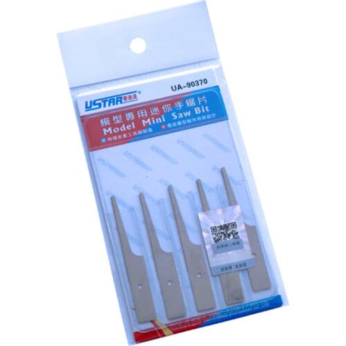 U-star UA-370 Hobby Mini Razor Saw Blades (6 cm) 5 Pack