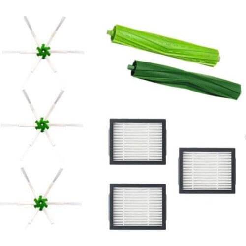 7 PCS Vacuum Cleaner Replacement Parts Hepa Filter Side Brush For Irobot Roomba E5 E6 I7 I7+ Vacuum Cleaner Accessories