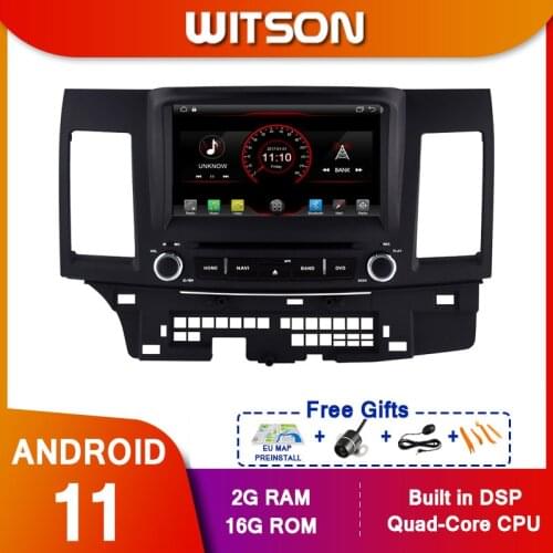 WITSON Car Multimedia Player Stereo GPS DVD Radio Navigation Android Screen Android 10 For MITSUBISHI LANCER 2006-2015
