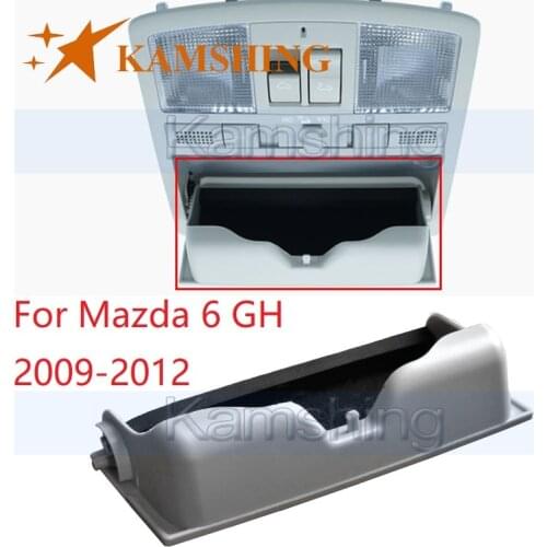 Kamshing For Mazda 6 GH 2009 2010 2011 2012 Indoor Car Ceiling Light Reading Light Sunroof Interior Glasses Case Storage Box