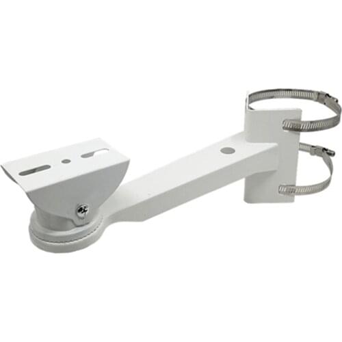 OwlCat CCTV Camera Cylindrical Pole Hoop Bracket Right angle Outer Wall Corner Bracket Mounting Support Stands Holder Aluminum