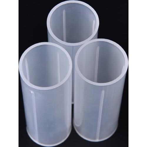 Great 3Pcs 18650 Battery Tube Holder Plastic Case Adaptor For Flashlight Torch Lamp