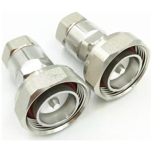 Adapter 7/16 DIN Male Plug Clamp For 1/2" 50-12 Corrugated Cable RF Staight Connector wholesale