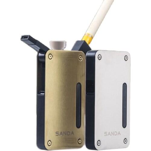 Portable metal hookah Pressure water filter cigarette holder Tobacco burning pipe 108*62*11.2mm