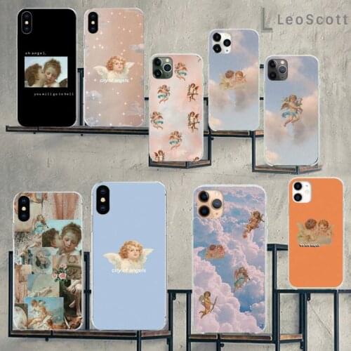 Renaissance angels baby Phone Case For iphone 12 5 5s 5c se 6 6s 7 8 plus x xs xr 11 pro max mini