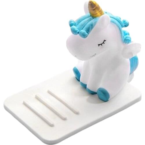 Rubber Phone Holder Cartoon Animal Desktop Cell Phone Stand Holder 2020 new arrival