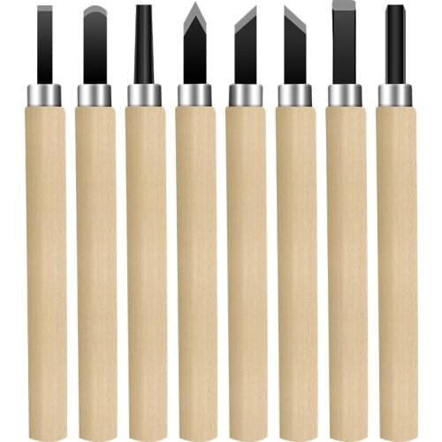 Manual tool for woodworking carving 6pc\3pc set pencil handle carving knife wood carving knife student DIY carving knife