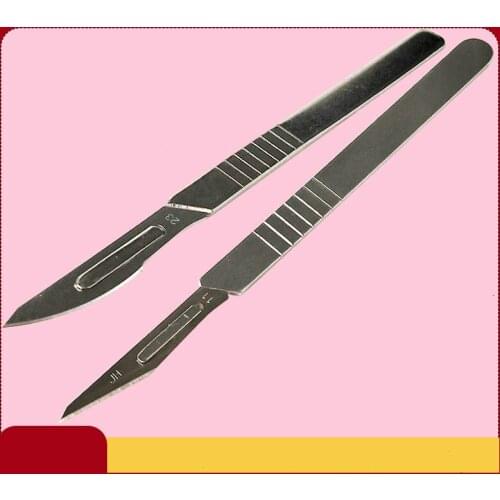 Scalpel with blade No.4 Holder No.23 bladel No.3 blade No.11 blade school biology experimental equipment teaching instruments