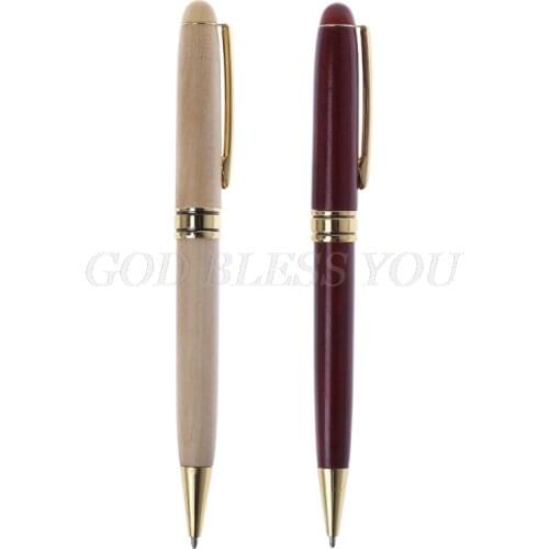 Handmade Twist Wood Ballpoint Pen School Student Stationary Office Writing Tool Drop Shipping