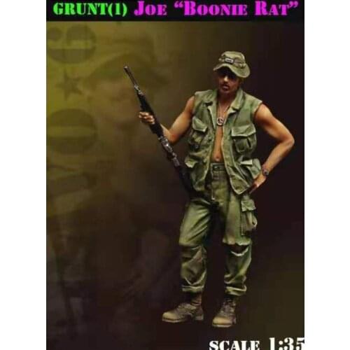 Resin U.S. Army Vietnam War 1 person Resin model kit 1:35 Resin sand table model