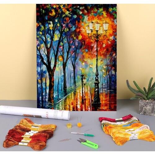 The Fog Dreams Printed 11CT Cross Stitch Full Kit Embroidery DMC Threads Handmade Handiwork Handicraft Painting Stamped Sales