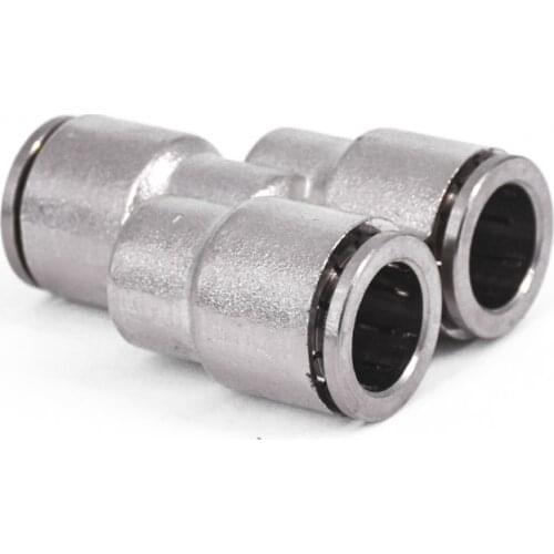 4/6/8/10/12/14/16mm Y-Shaped Pneumatic Nickel Plated Brass Press Push In Quick Connector Release Air Fitting Plumbing
