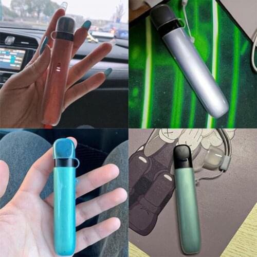 For Relx 5th-Generation-Phantom Protective Shell Soft Silicone Non-Stick Gray Cover Lanyard Electronic-Cigarette Protector Shell