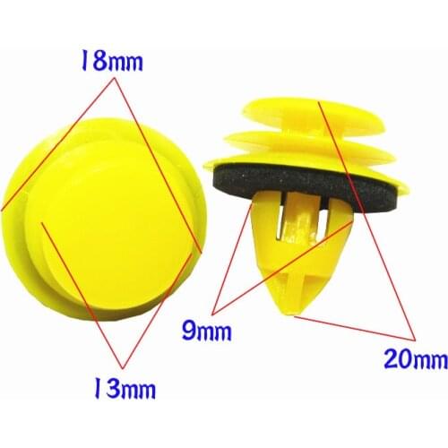 10PCS Auto Plastic Fastener Clip For BYD F3 F3R L3 G3 Door Trim Panel Rivet