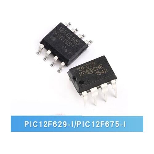 1pcs PIC12F629-I/SN SOIC-8 PIC12F629-I/P DIP-8 PIC12F675-I/SN SOIC-8 PIC12F675-I/P DIP-8 100% new original