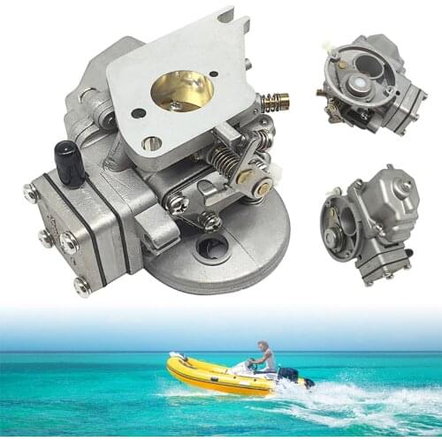 1 Pcs Boat Motor Carbs Carburetor Assy For Yamaha 2-Stroke 5HP 6HP Outboard Engine 4.3x4.1x2.8 Inch Boat Accessories Marine