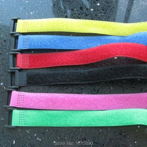 15 pcs 16'' 400mm Reusable Tie Hook Loop Strap Band 3/4