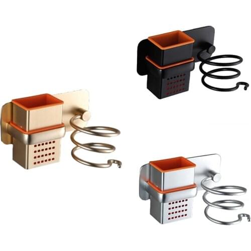 2PCS Space Aluminum Blower Rack, Bathroom Air Duct Rack, Non Punching Multifunctional Storage Rack