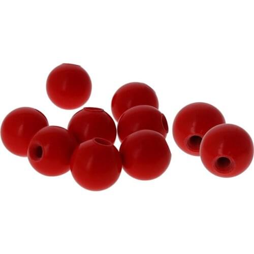 Othmro 8~30PCS AM5 Black/Red Bakelite Ball Handle Diameter 16mm~25mm Screw 5mm Bakelite Ball Knob For Machine Tool Accessories