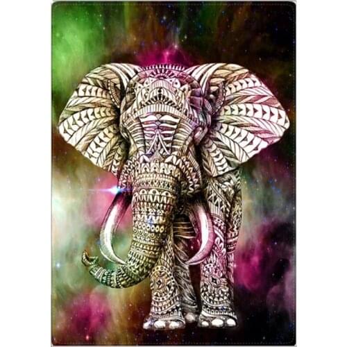 DIY 5D Diamond Painting Elephant Point Diamond Painting Cross Stitch Decorative Mural Home Decoration Painting