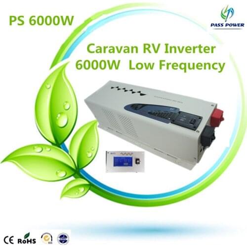 DC48V to AC220V 6000W Pure Sine Wave Car Power Inverter Off Grid Solar Inverter Power Inverter For Solar and Wind Hybrid