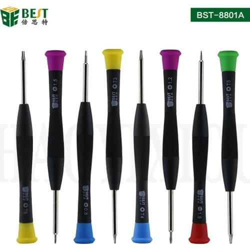 BEST-8801A 8pcs Multi-function Screwdriver Set Mobile Phone Repair Tools