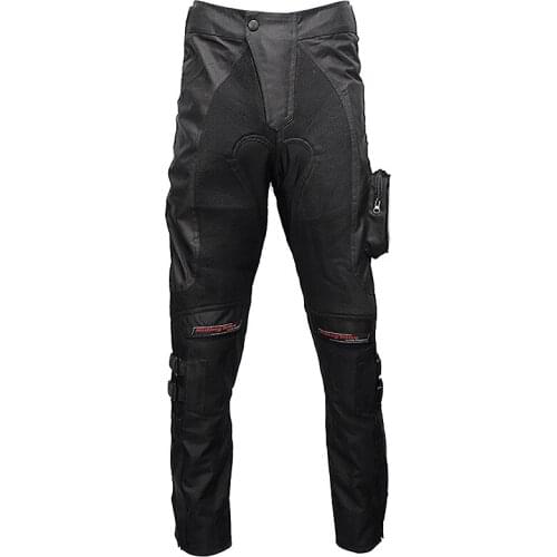 Mens Summer Motorcycle Racing Pants Protection Clothes Motorbike Foot Riding Gear Guard Knee Drop Resistance Pads Trousers