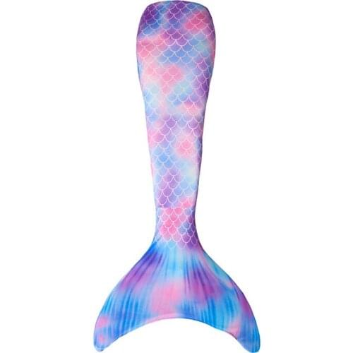 Kids Cosplay Mermaid Tail Swimming Skirt Girls Mermaid Costumes High Waist Bikini Swimwear Summer Beach Mermaid Tails Clothing