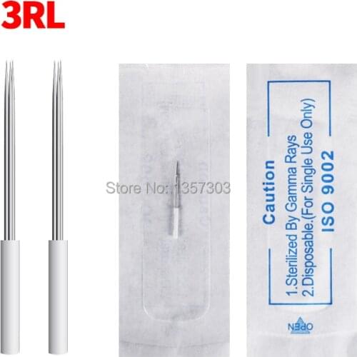 3RL Needle Semi Permanent Makeup Microblading Blade Manual Pen Fog Needle Tattoo Accessory Supply Microblading Embroidery