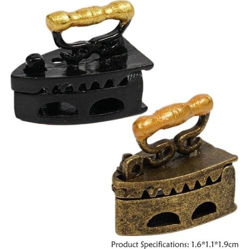 1:12 Dollhouse Accessories Mini Iron Model Miniature Furniture Gifts Dolls Toys Decoration Kids E2E1