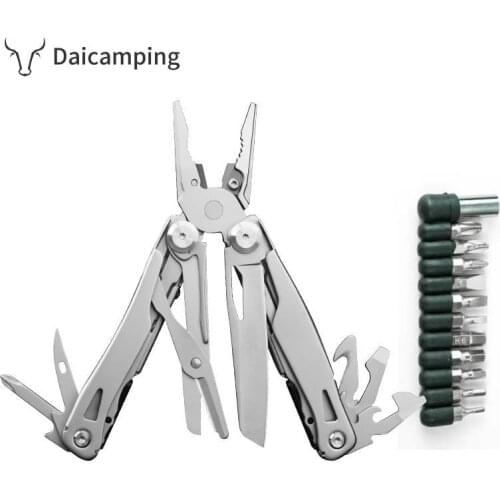 Multifunctional Multi Tools EDC Kit Hardness HRC56 Multitool Outdoors Camping Tactical Survival Folding Army Swiss Knife Pliers