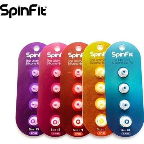 SpinFit CP100 CP800 CP230 CP240 In-ear Earphones Eartip Patented Silicone Eartips 1 pair( 2pcs ) for FiiO DK3001 PRO DUNU