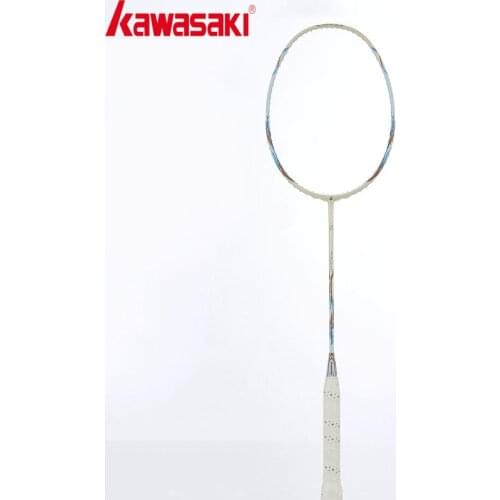 2021 Kawasaki Badminton Racket 30T Carbon Fiber Box Frame Racquet For Professional Players With High Elastic Shaft Porcelain Q5