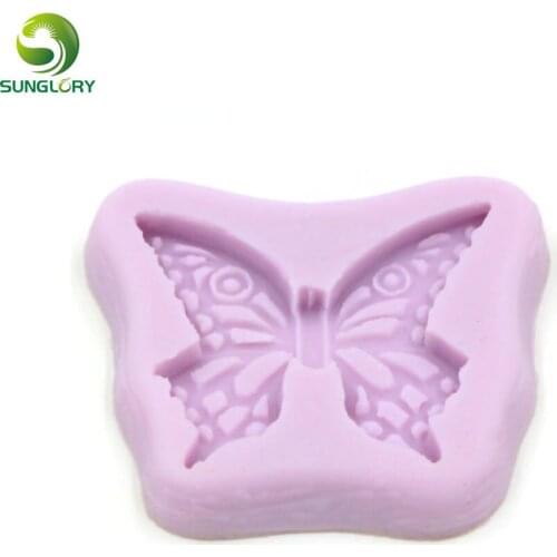 Butterfly Silicone Mold Fondant Decor Gum Paste 3D Moldes De Silicona Paste Americana Ferramentas Bolo Cake Decorating Tools