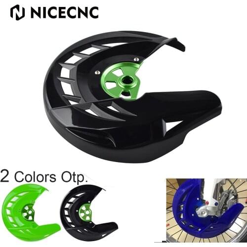 NICECNC Front Brake Disc Guard Cover Protector For Kawasaki KX 125 250 06-08 250F 450F 06-18 KLX 450R 08-15 KX250 KX450 KX250F
