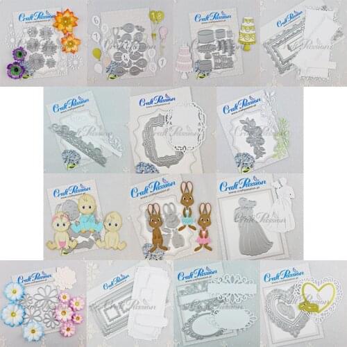 2021 AliliArts Metal Cutting Dies Lace Frame & Flower diy Scrapbooking Photo Album Decorative Embossing PaperCard Crafts Die